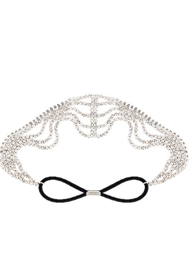 Ucanbe Bridal Multi-Layer Rhinestone Headband – Fashion Elastic Hair Accessory - Image 3